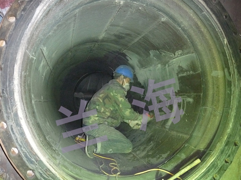 江苏大直径衬胶管道--衬瓷修复